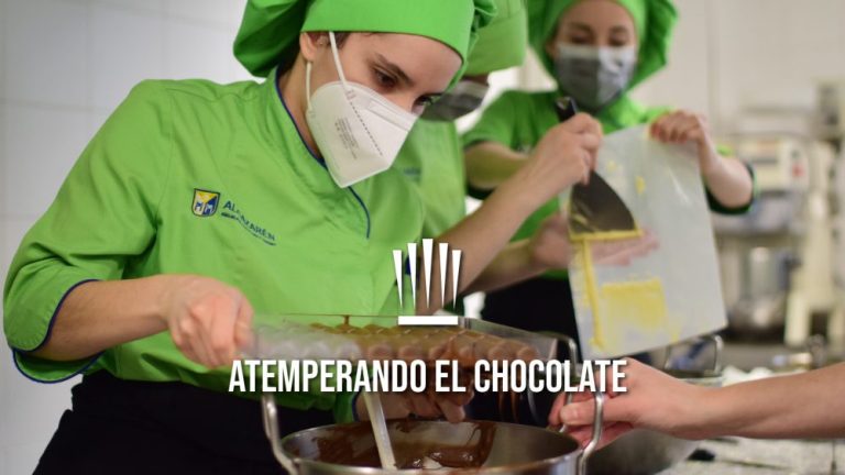 atemperado de chocolate