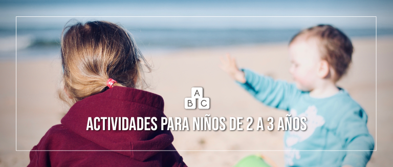 actividades con niños de 2 a 3 años