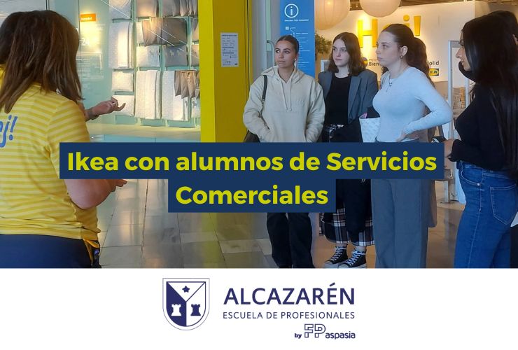 ikea con alumnos de servicios omerciales